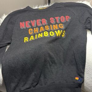 Aviator Nation size small dark Gray sweatshirt great condition